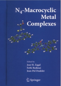 Cover image: N4-Macrocyclic Metal Complexes 1st edition 9780387284293