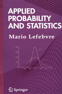 Cover image: Applied Probability and Statistics 9781441921062