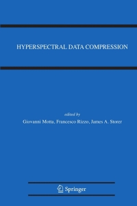 Imagen de portada: Hyperspectral Data Compression 1st edition 9780387285795