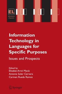 صورة الغلاف: Information Technology in Languages for Specific Purposes 1st edition 9780387285955