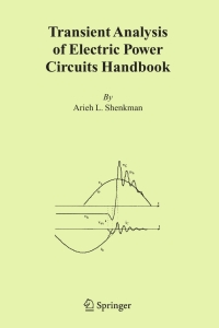 Imagen de portada: Transient Analysis of Electric Power Circuits Handbook 9780387287973