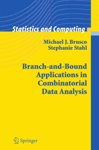 Imagen de portada: Branch-and-Bound Applications in Combinatorial Data Analysis 9780387250373