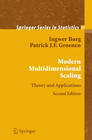 Cover image: Modern Multidimensional Scaling 2nd edition 9780387251509