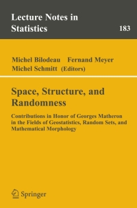 Cover image: Space, Structure and Randomness 1st edition 9780387203317