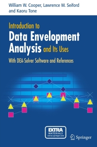 صورة الغلاف: Introduction to Data Envelopment Analysis and Its Uses 9780387285801