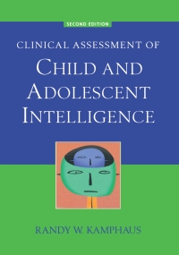 Cover image: Clinical Assessment of Child and Adolescent Intelligence 2nd edition 9780387262994