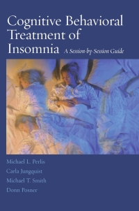Cover image: Cognitive Behavioral Treatment of Insomnia 9780387222523