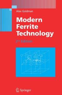 Cover image: Modern Ferrite Technology 2nd edition 9780387281513