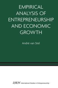 Cover image: Empirical Analysis of Entrepreneurship and Economic Growth 9780387279633