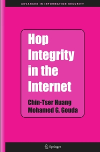 Cover image: Hop Integrity in the Internet 9780387244266