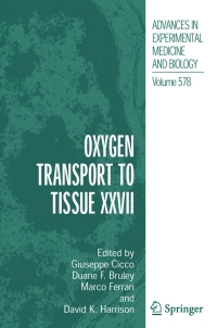Imagen de portada: Oxygen Transport to Tissue XXVII 1st edition 9780387295435