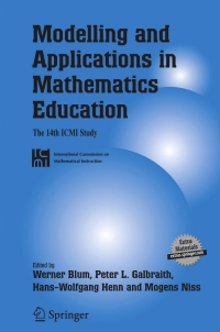 Imagen de portada: Modelling and Applications in Mathematics Education 1st edition 9780387298207