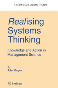 Immagine di copertina: Realising Systems Thinking: Knowledge and Action in Management Science 9780387281889