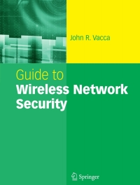 Cover image: Guide to Wireless Network Security 9780387954257