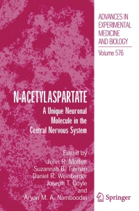 Cover image: N-Acetylaspartate 1st edition 9780387301716