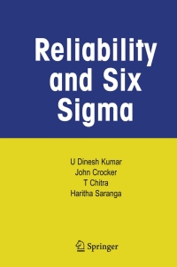 Cover image: Reliability and Six Sigma 9780387302553