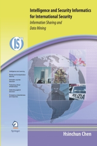 Cover image: Intelligence and Security Informatics for International Security 9780387243795