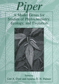 表紙画像: Piper: A Model Genus for Studies of Phytochemistry, Ecology, and Evolution 1st edition 9780306484988