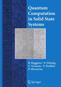 Omslagafbeelding: Quantum Computing in Solid State Systems 1st edition 9780387263328