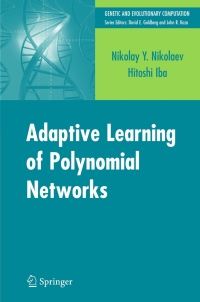 Cover image: Adaptive Learning of Polynomial Networks 9780387312392