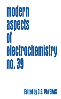 Imagen de portada: Modern Aspects of Electrochemistry 39 1st edition 9780387233710