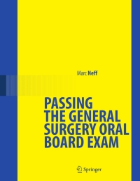 Cover image: Passing the General Surgery Oral Board Exam 9780387260778