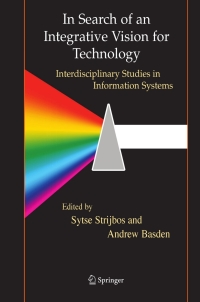 Imagen de portada: In Search of an Integrative Vision for Technology 1st edition 9780387321509