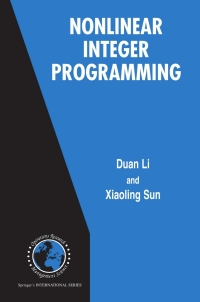 表紙画像: Nonlinear Integer Programming 9780387295039