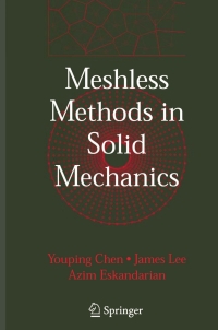 Titelbild: Meshless Methods in Solid Mechanics 9780387307367