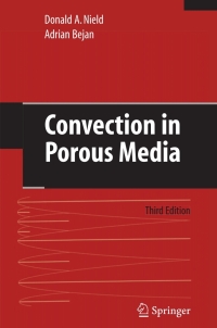 Imagen de portada: Convection in Porous Media 3rd edition 9780387290966