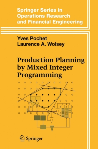 Imagen de portada: Production Planning by Mixed Integer Programming 9781441921321