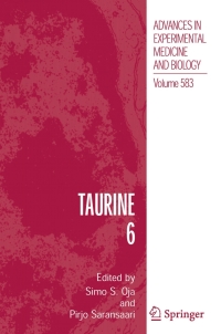 Imagen de portada: Taurine 6 1st edition 9780387323565