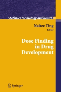 Cover image: Dose Finding in Drug Development 1st edition 9780387290744