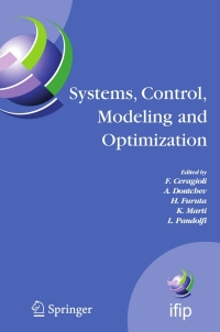 Imagen de portada: Systems, Control, Modeling and Optimization 1st edition 9780387338811