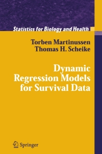 Cover image: Dynamic Regression Models for Survival Data 9780387202747