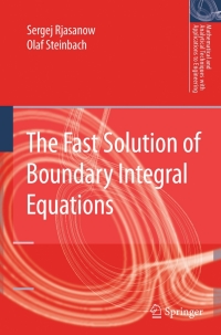 Omslagafbeelding: The Fast Solution of Boundary Integral Equations 9780387340418