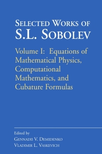 Cover image: Selected Works of S.L. Sobolev 1st edition 9780387341484
