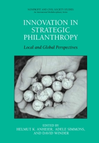 Cover image: Innovation in Strategic Philanthropy 1st edition 9780387342528