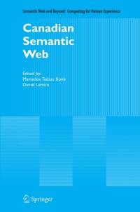 Titelbild: Canadian Semantic Web 1st edition 9780387298153