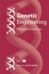 Cover image: Genetic Engineering: Principles and Methods 28 1st edition 9780387338408