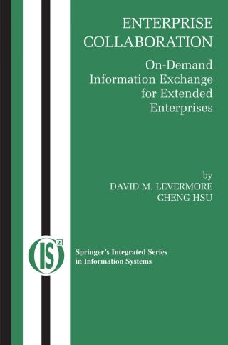Cover image: Enterprise Collaboration 9780387345666
