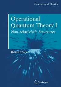 Cover image: Operational Quantum Theory I 9780387291994