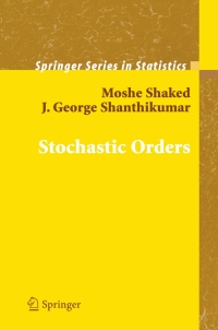Cover image: Stochastic Orders 9780387329154