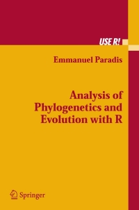 Cover image: Analysis of Phylogenetics and Evolution with R 9780387329147