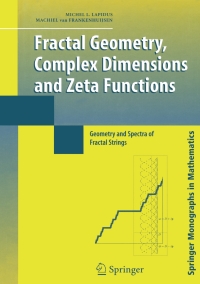 Imagen de portada: Fractal Geometry, Complex Dimensions and Zeta Functions 9780387332857