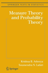صورة الغلاف: Measure Theory and Probability Theory 9781441921918