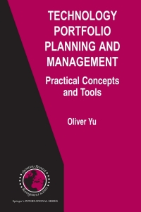 表紙画像: Technology Portfolio Planning and Management 9780387354460