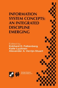 表紙画像: Information System Concepts: An Integrated Discipline Emerging 1st edition 9780792378068
