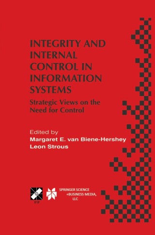 Cover image: Integrity and Internal Control in Information Systems 1st edition 9780792378211