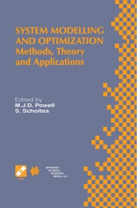 Omslagafbeelding: System Modelling and Optimization 1st edition 9780792378815